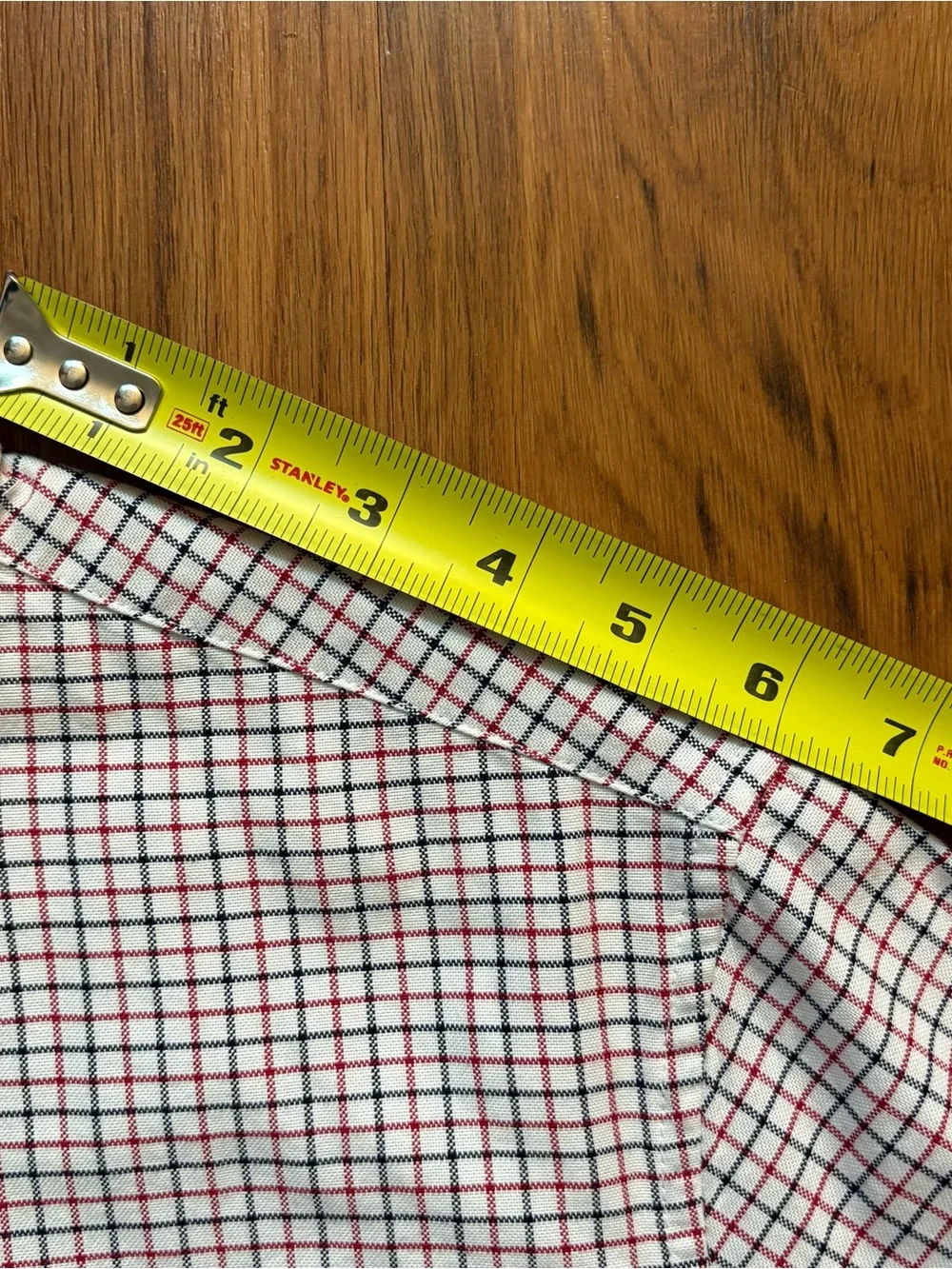 J Crew Shirt Red Black Stripes Button Up Long Sleeve Mens Small Slim Fit Casual